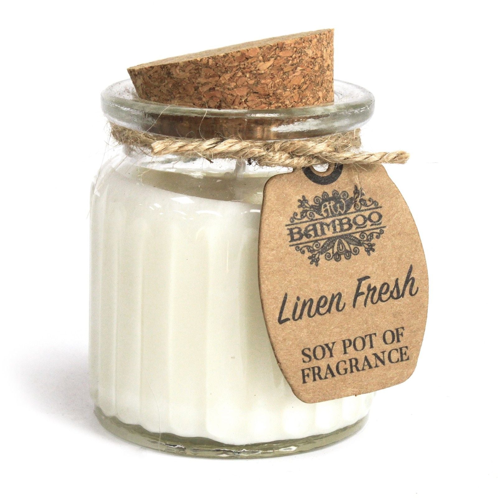 Linen Fresh Soy Pot Fragrance Candle